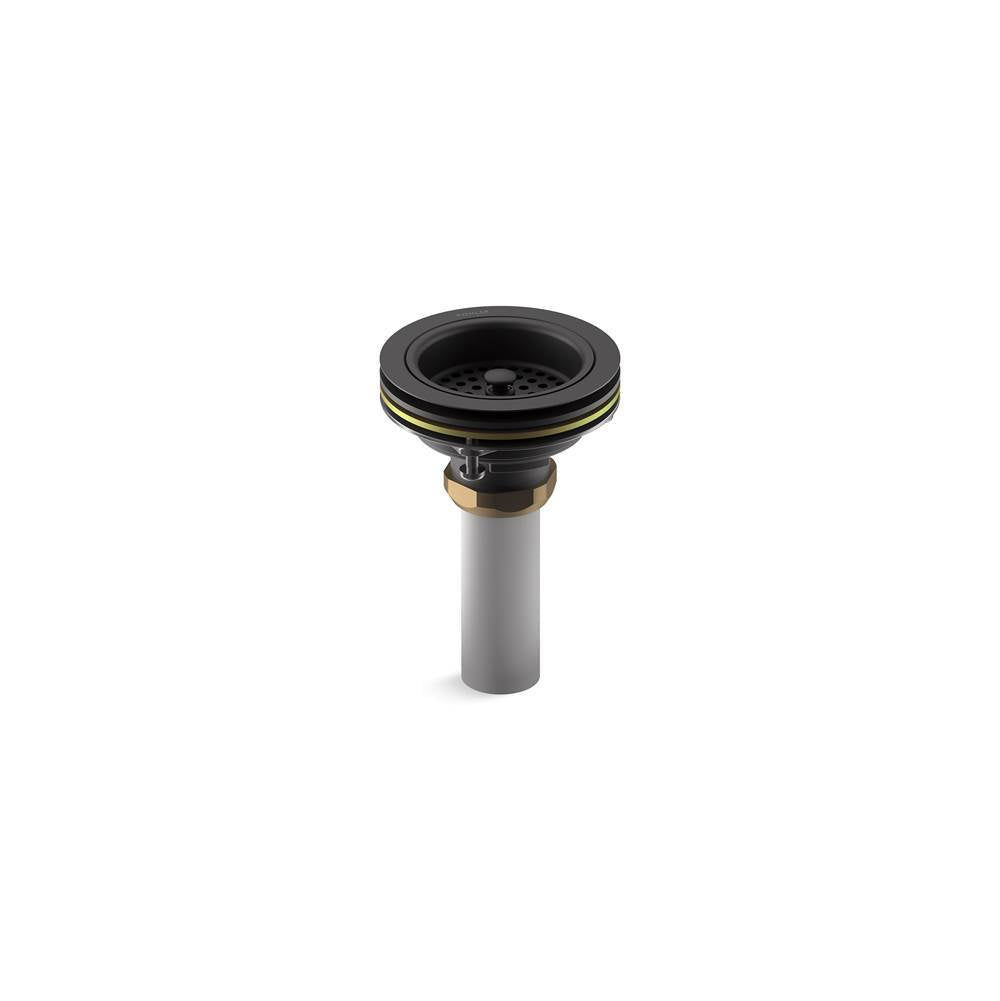 Kohler - Duostrainer Sink drain and strainer with tailpiece - Matte Black