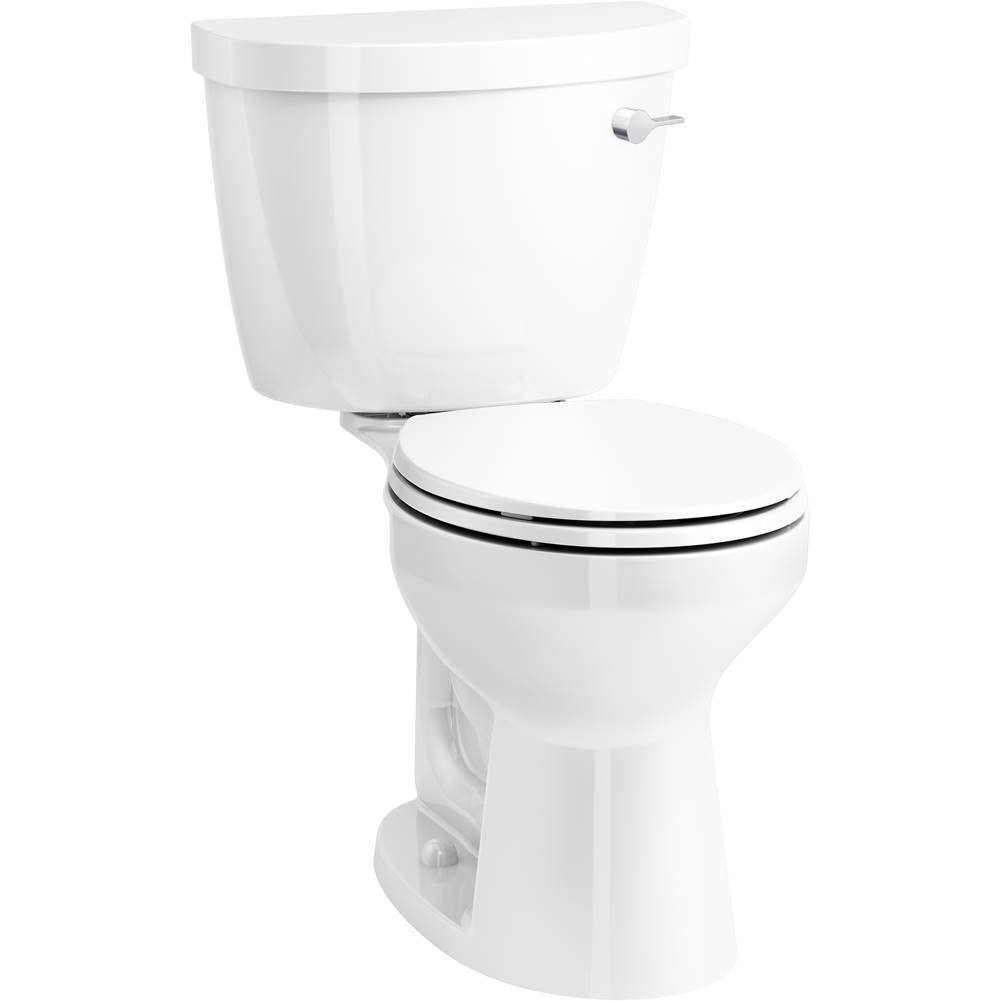 Kohler - Cimarron Two-piece round-front toilet, 1.6 gpf - White