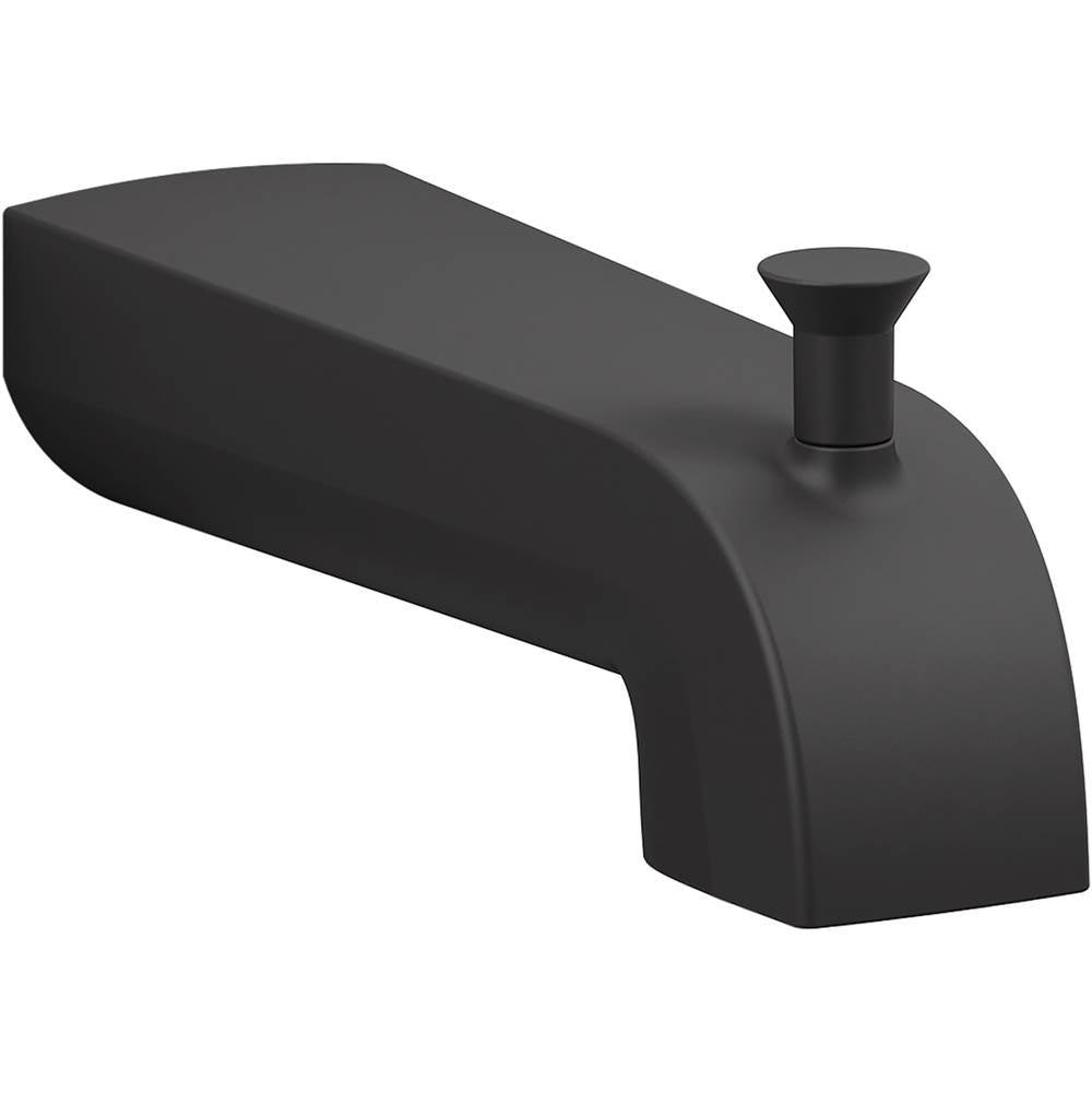 Kohler - Pitch Wall-mount diverter bath spout - Matte Black