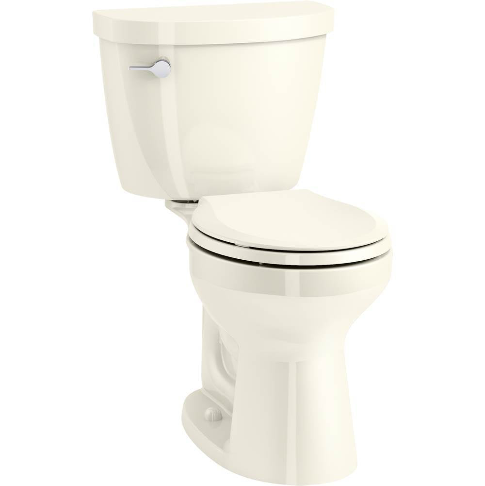 Kohler - Cimarron Two-piece round-front toilet, 1.6 gpf - Biscuit