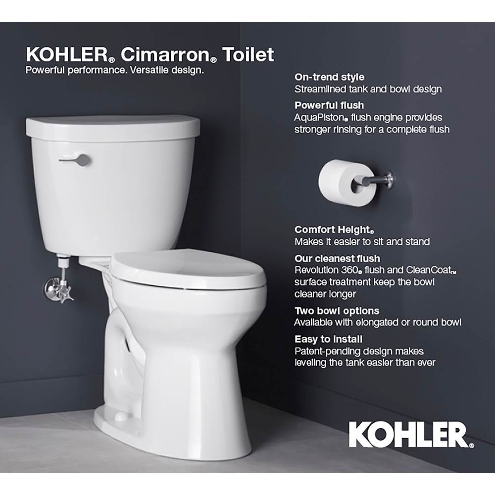 Cimarron Toilet tank, 1.28 gpf