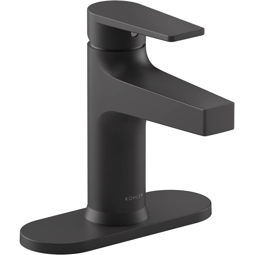 Kohler - Taut Single-handle bathroom sink faucet, 1.2 gpm - Matte Black
