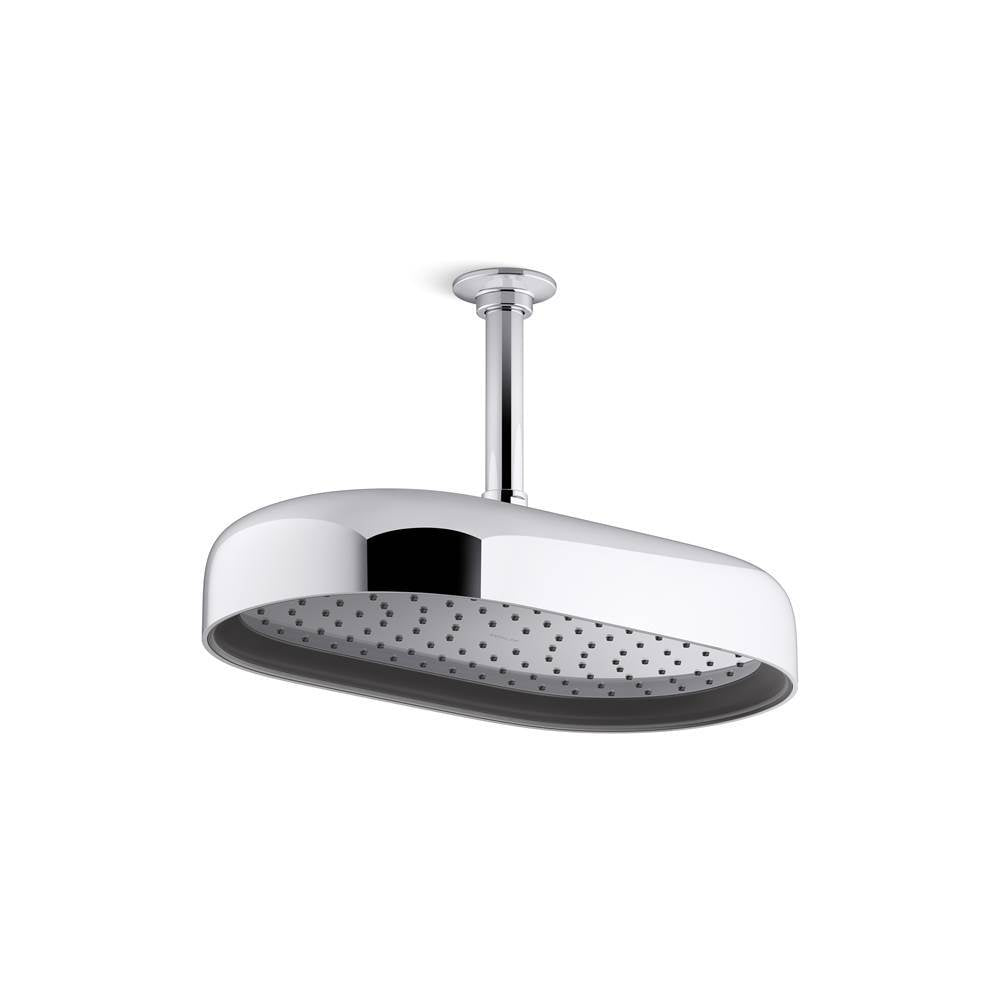 Kohler - Statement Oblong 14'' single-function rainhead, 2.5 gpm - Vibrant Titanium