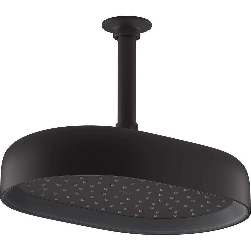 Kohler - Statement Oblong 12'' single-function rainhead, 1.75 gpm - Matte Black