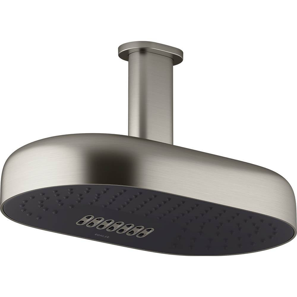 Kohler - Statement Oblong 14'' two-function rainhead, 1.75 gpm - Vibrant Brushed Nickel