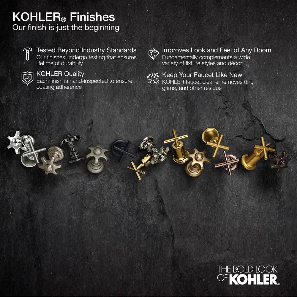 Graze Three-hole kitchen faucet escutcheon