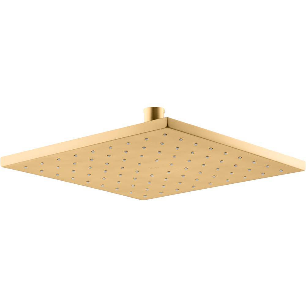 Contemporary Square 10'' single-function rainhead, 1.75 gpm