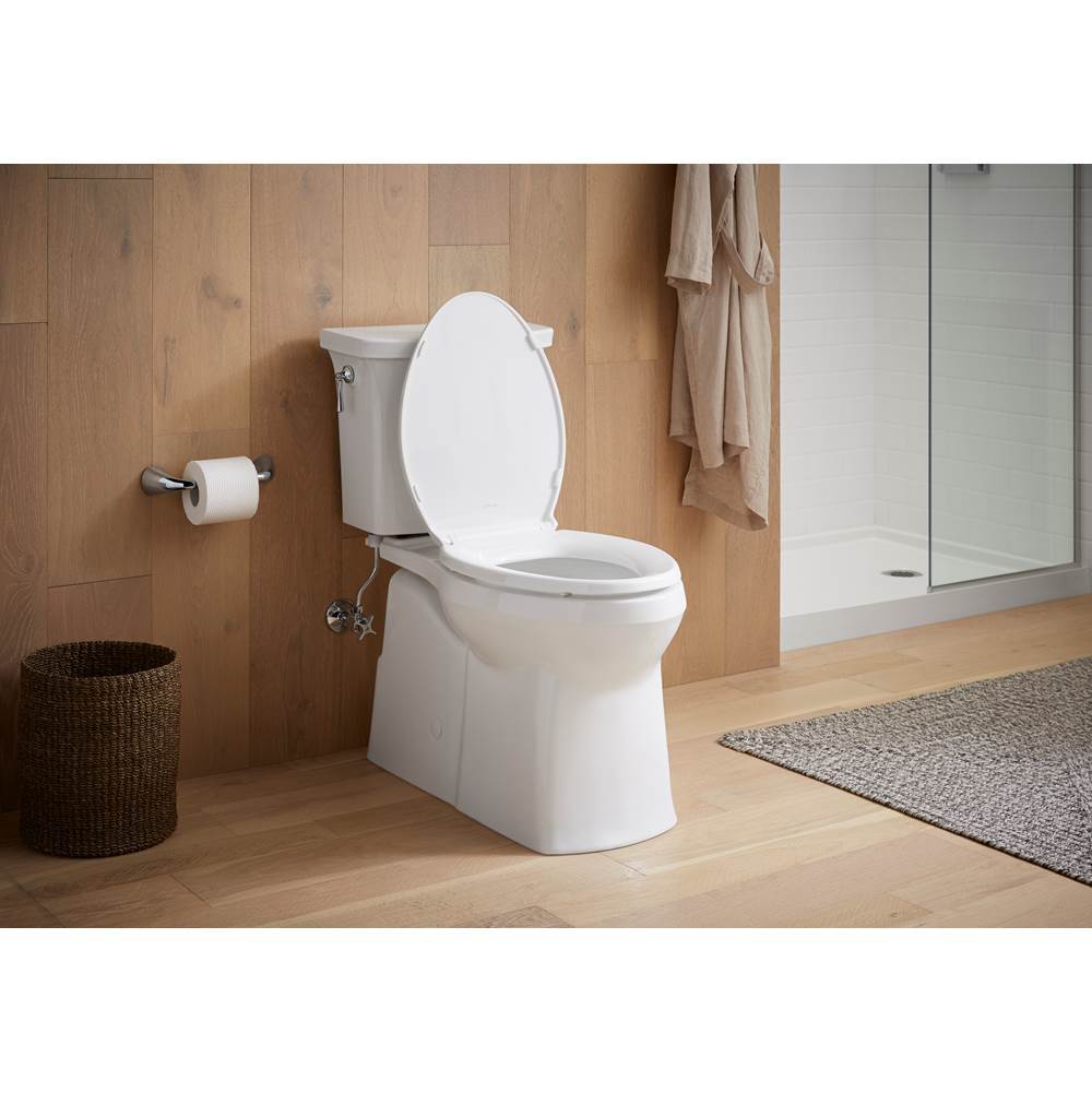 Border ReadyLatch Quiet-CloseE elongated toilet seat with antimicrobial agent