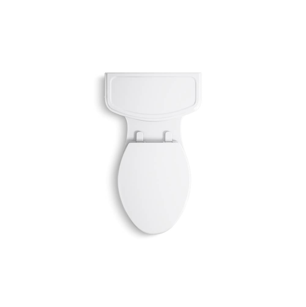 Harken One-piece compact elongated toilet with skirted trapway, 1.28 gpf