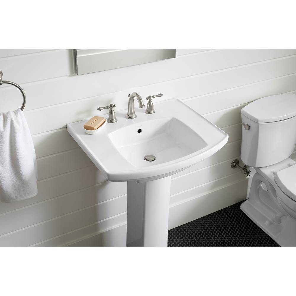 Kelston 23-3/4'' rectangular pedestal bathroom sink