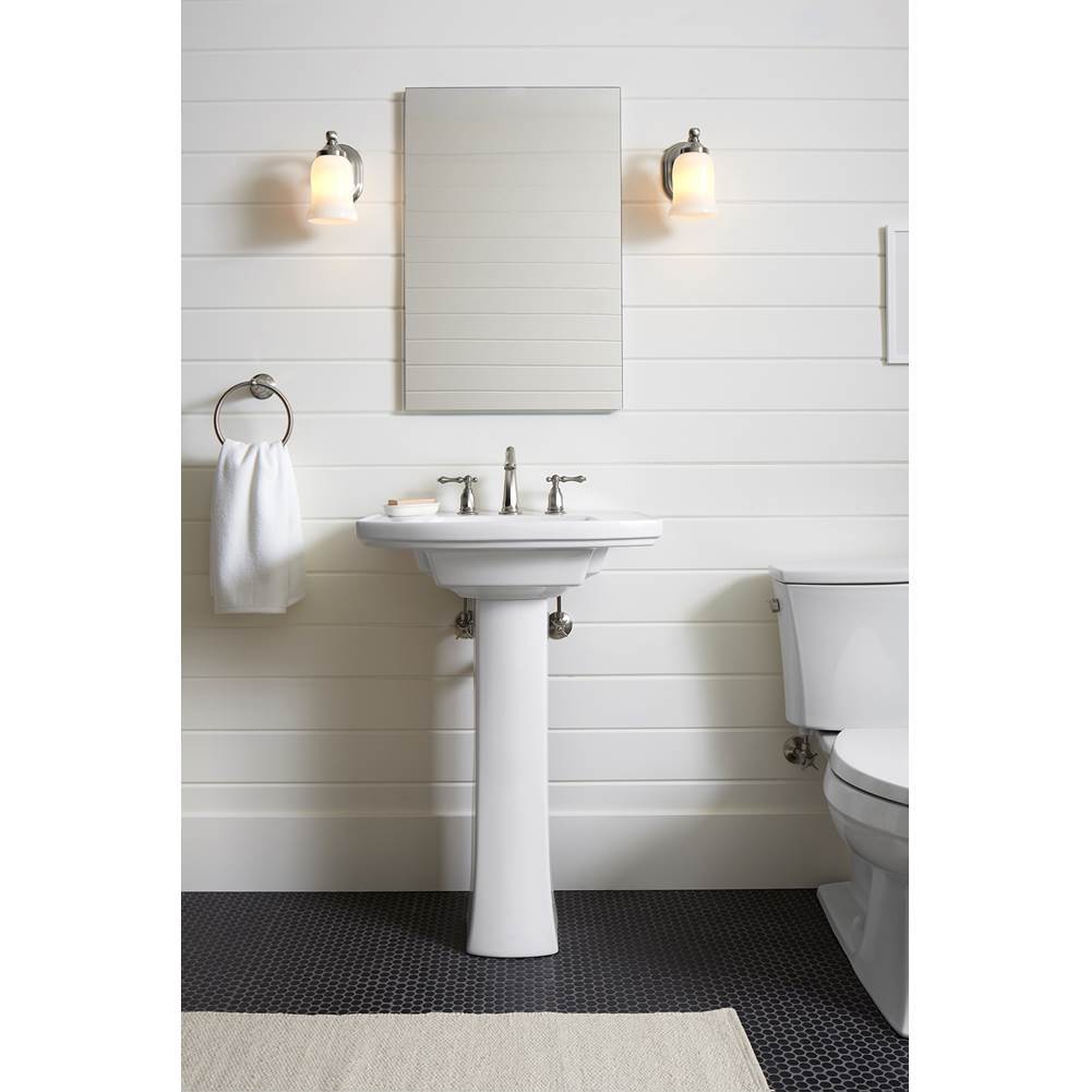 Kelston 23-3/4'' rectangular pedestal bathroom sink