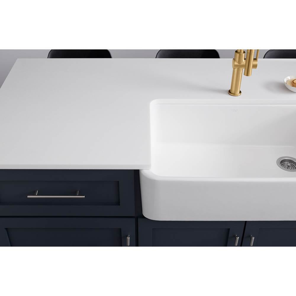 Ironridge 34'' undermount single-bowl farmhouse kitchen sink
