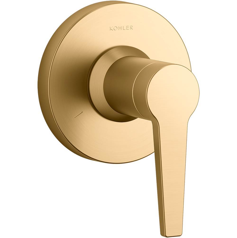 Kohler - Pitch MasterShower transfer valve trim - Vibrant Brushed Moderne Brass