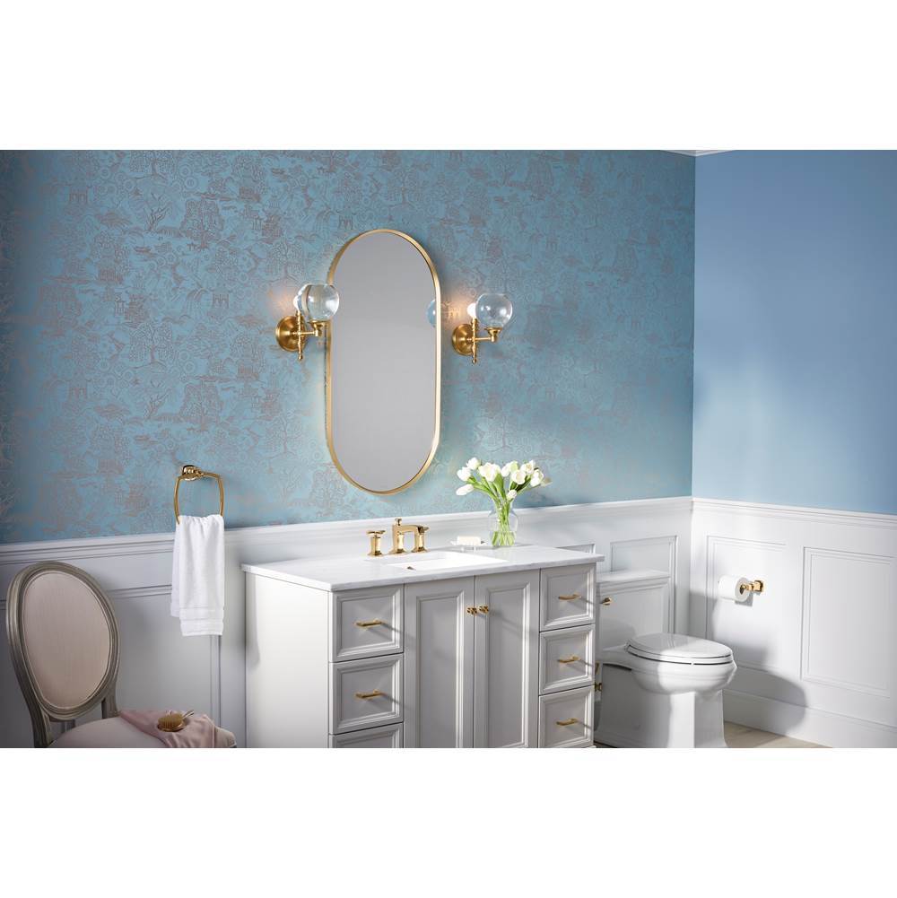 Essential 20'' x 40'' capsule framed mirror