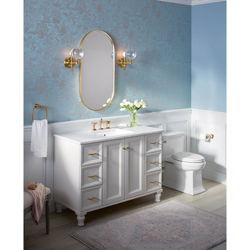 Essential 20'' x 40'' capsule framed mirror