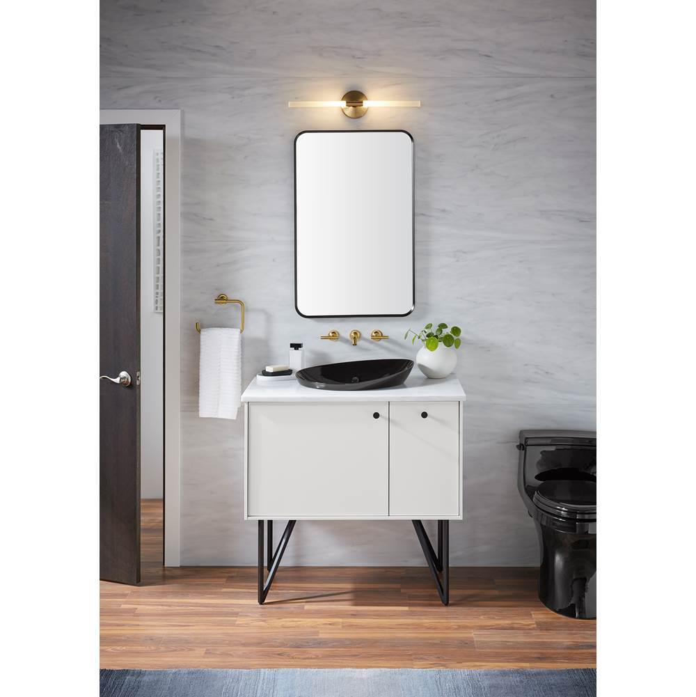 Essential 22'' x 34'' rectangular framed mirror