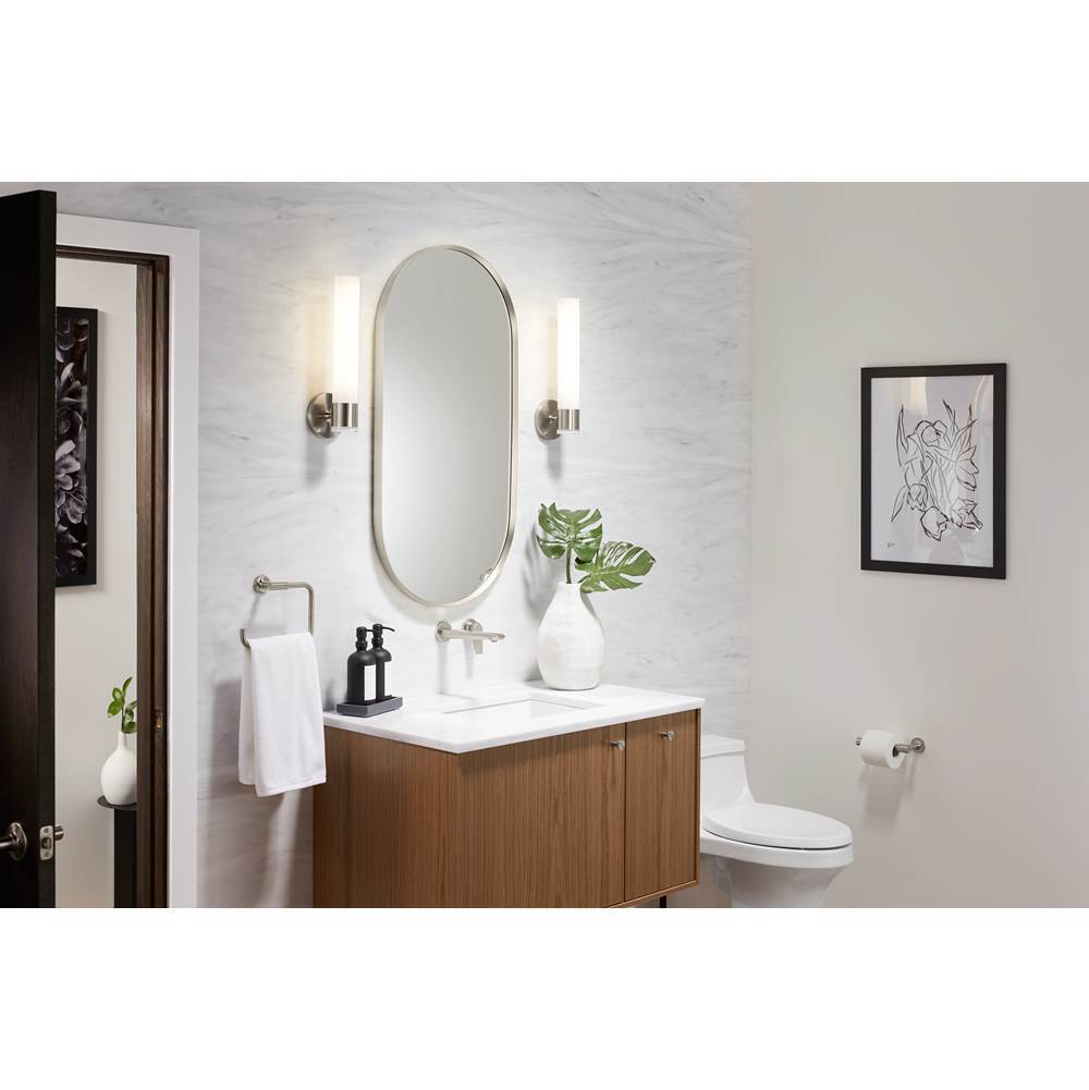 Essential 20'' x 40'' capsule framed mirror
