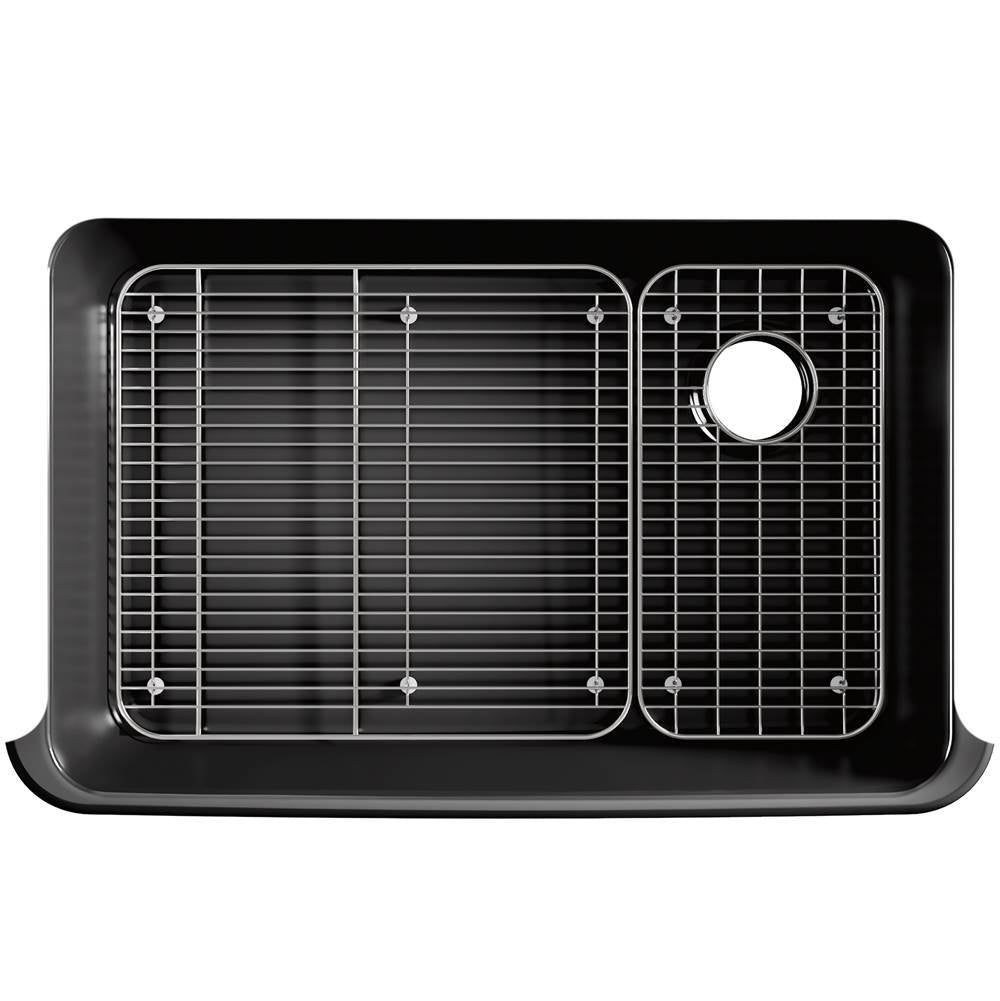 Ironridge 34'' undermount single-bowl farmhouse kitchen sink
