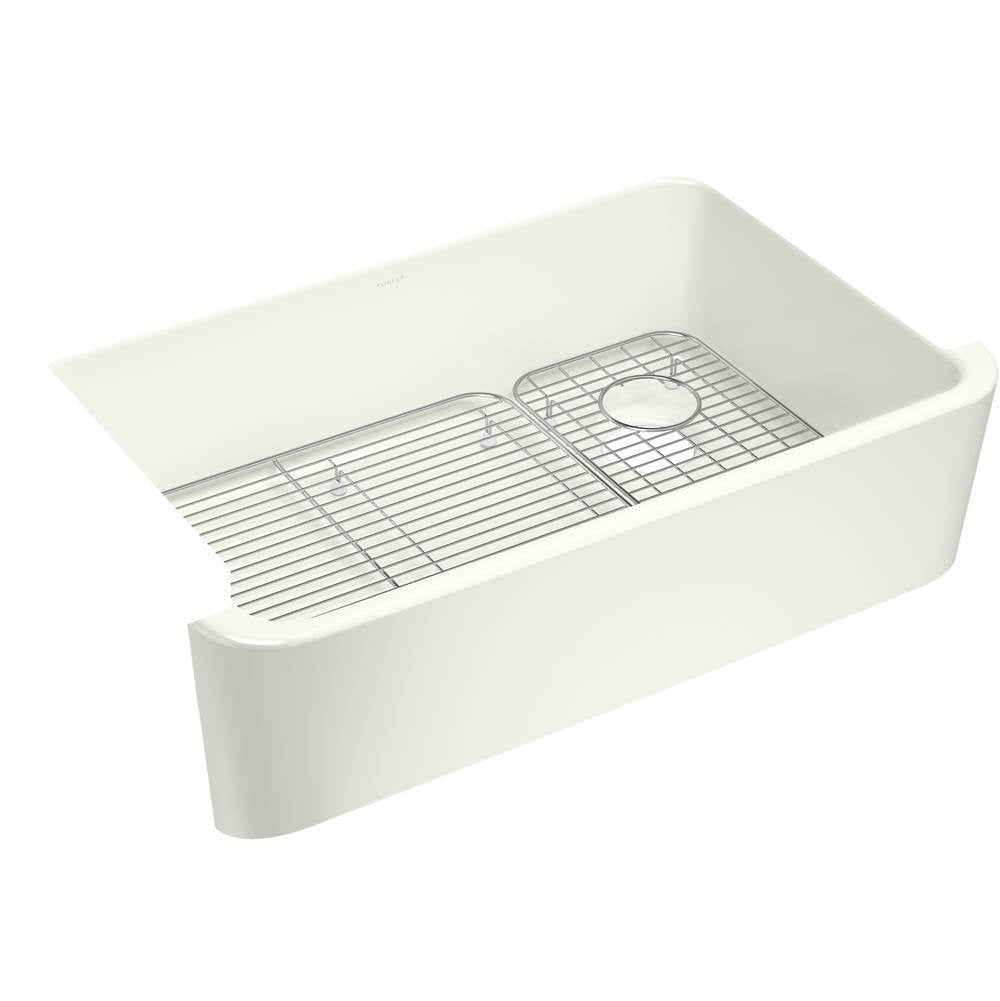 Ironridge 34'' undermount single-bowl farmhouse kitchen sink