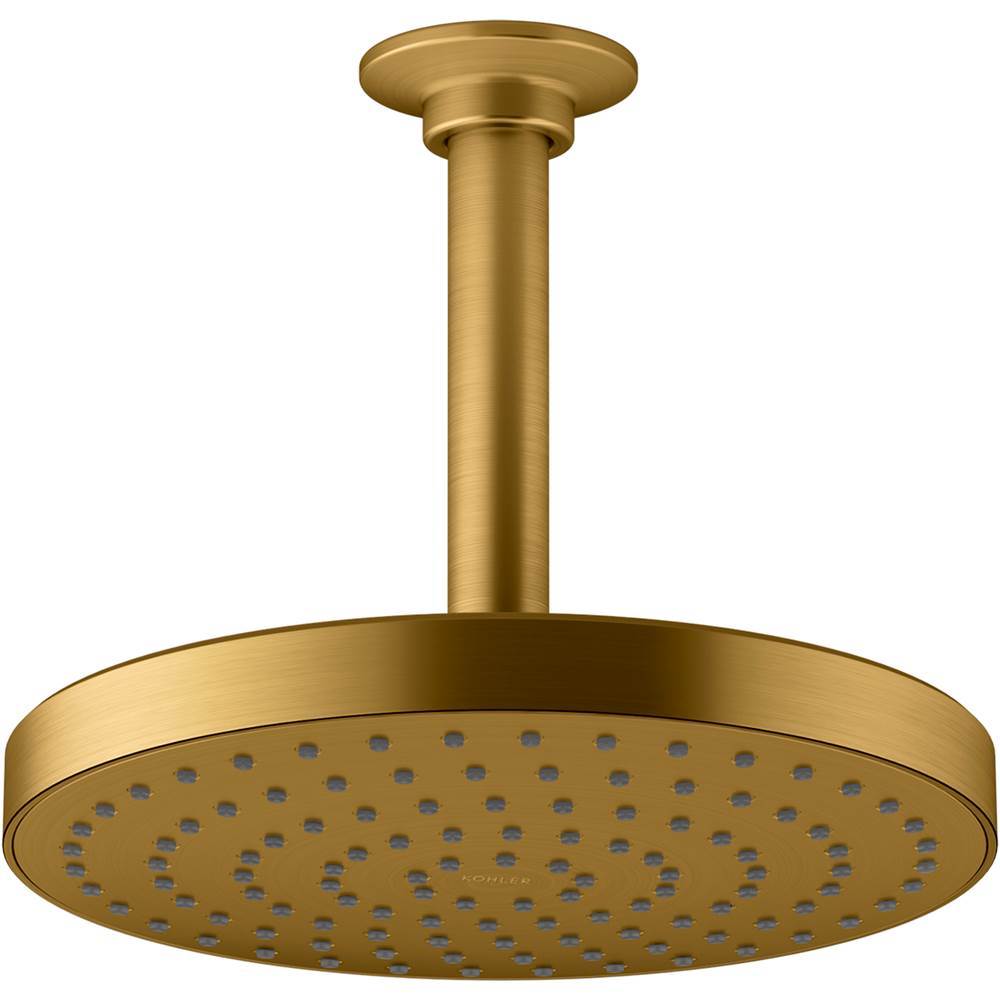 Kohler - Awaken 8'' single-function rainhead, 1.75 gpm - Vibrant Brushed Moderne Brass