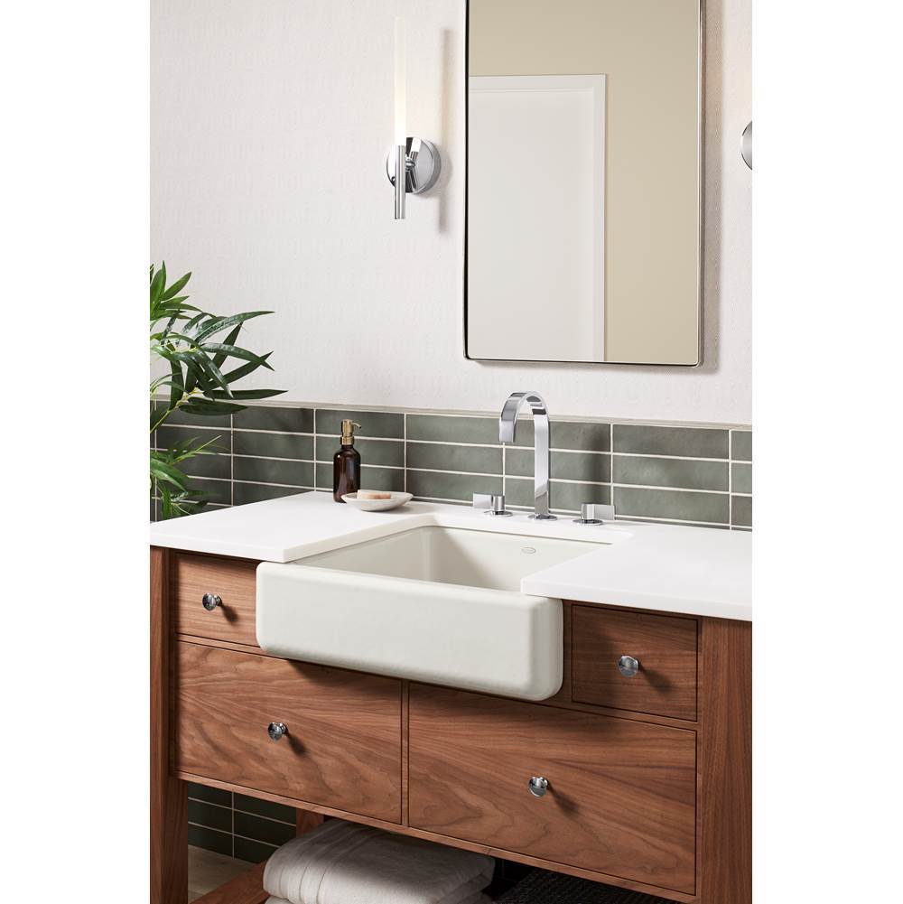Components Deck-mount bath spout with Ribbon design