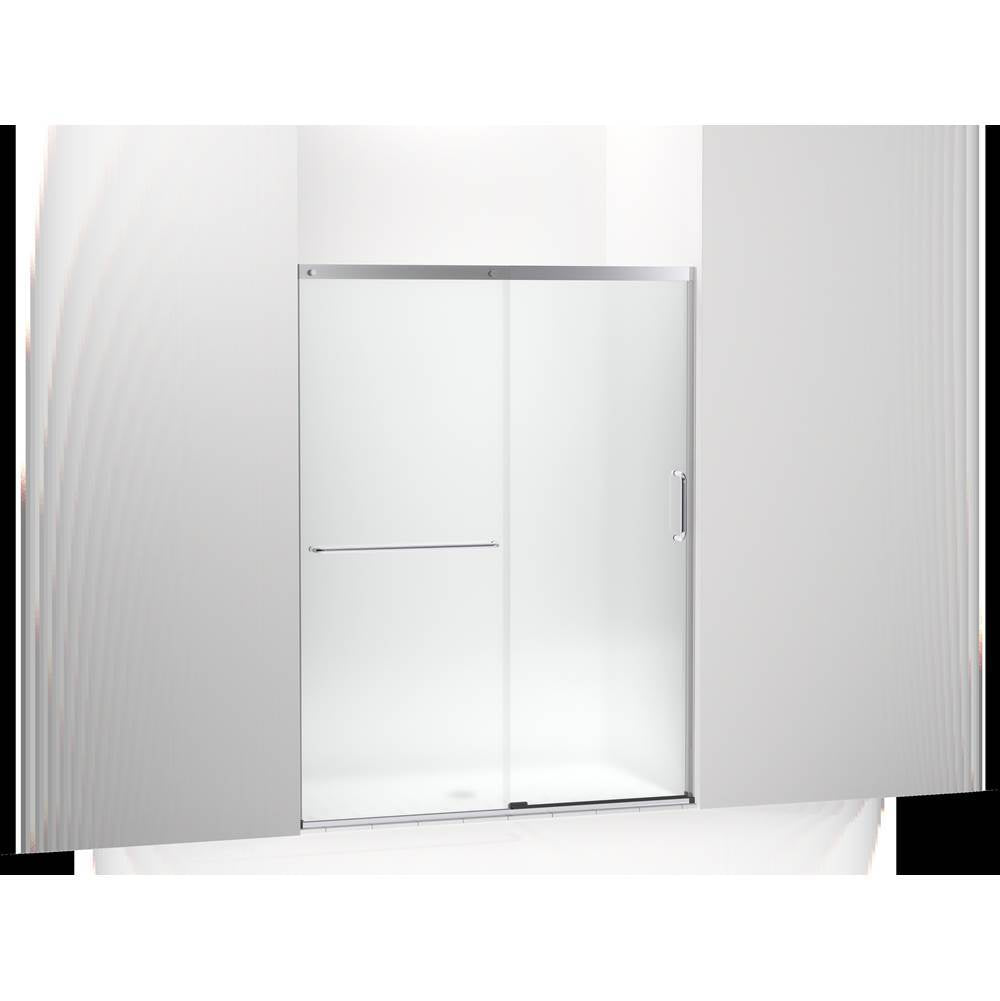Kohler - Elate Sliding shower door, 70-1/2'' H x 50-1/4 - 53-5/8'' W, with 1/4'' thick Frosted glass - Bright Silver