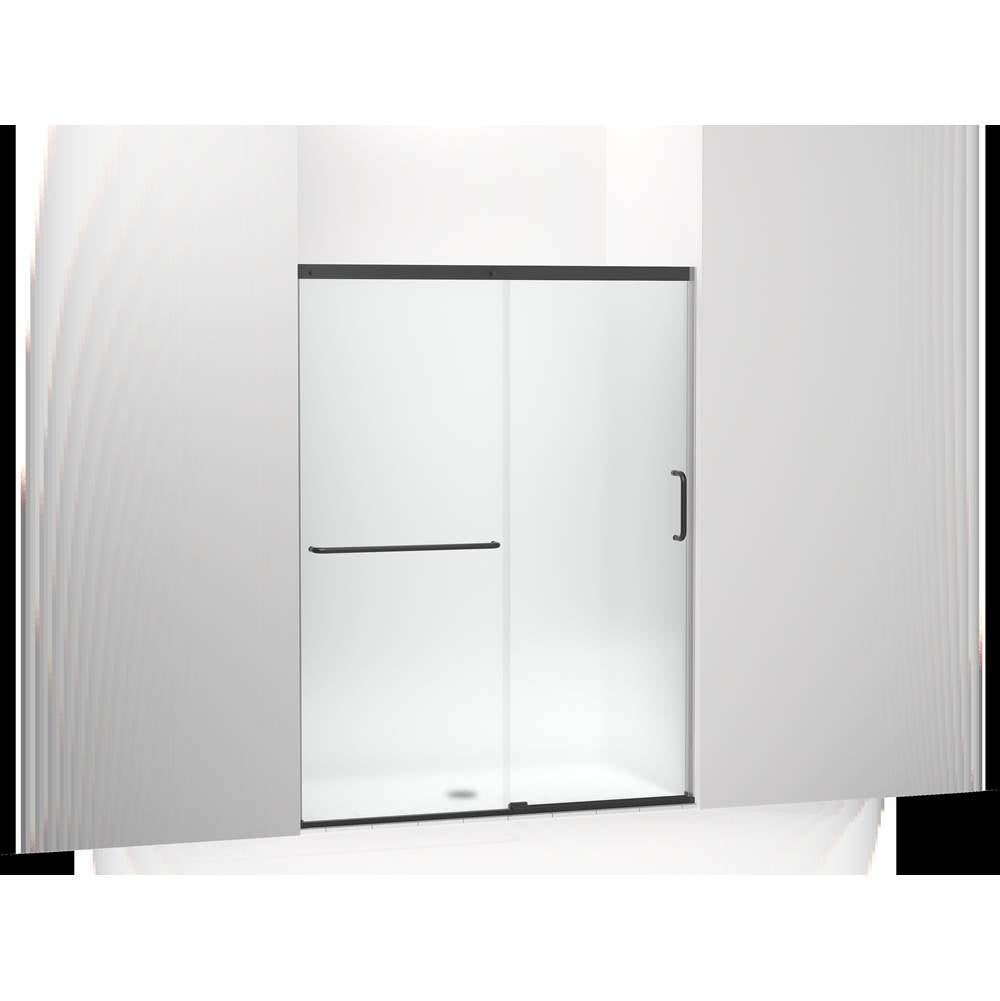 Kohler - Elate Sliding shower door, 70-1/2'' H x 50-1/4 - 53-5/8'' W, with 1/4'' thick Frosted glass - Matte Black