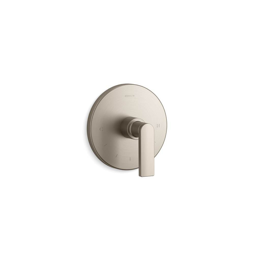 Kohler - Composed MasterShower temperature control valve trim with lever handle - Vibrant Brushed Nickel