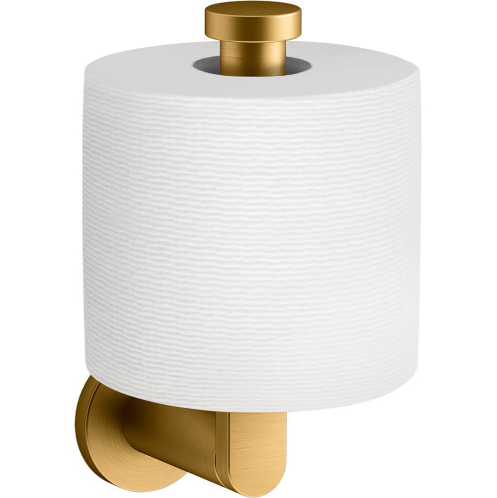Kohler - Composed Vertical toilet paper holder - Vibrant Brushed Moderne Brass