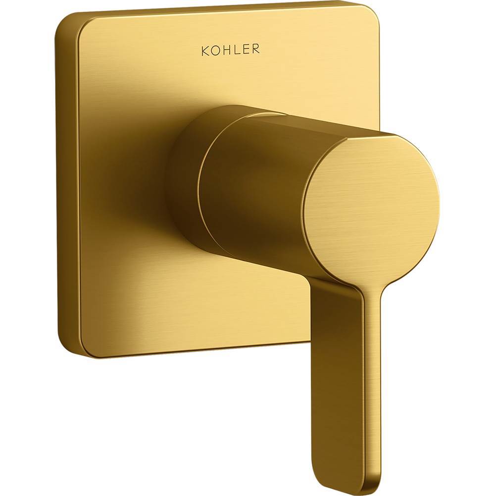Kohler - Parallel Transfer valve trim - Vibrant Brushed Moderne Brass