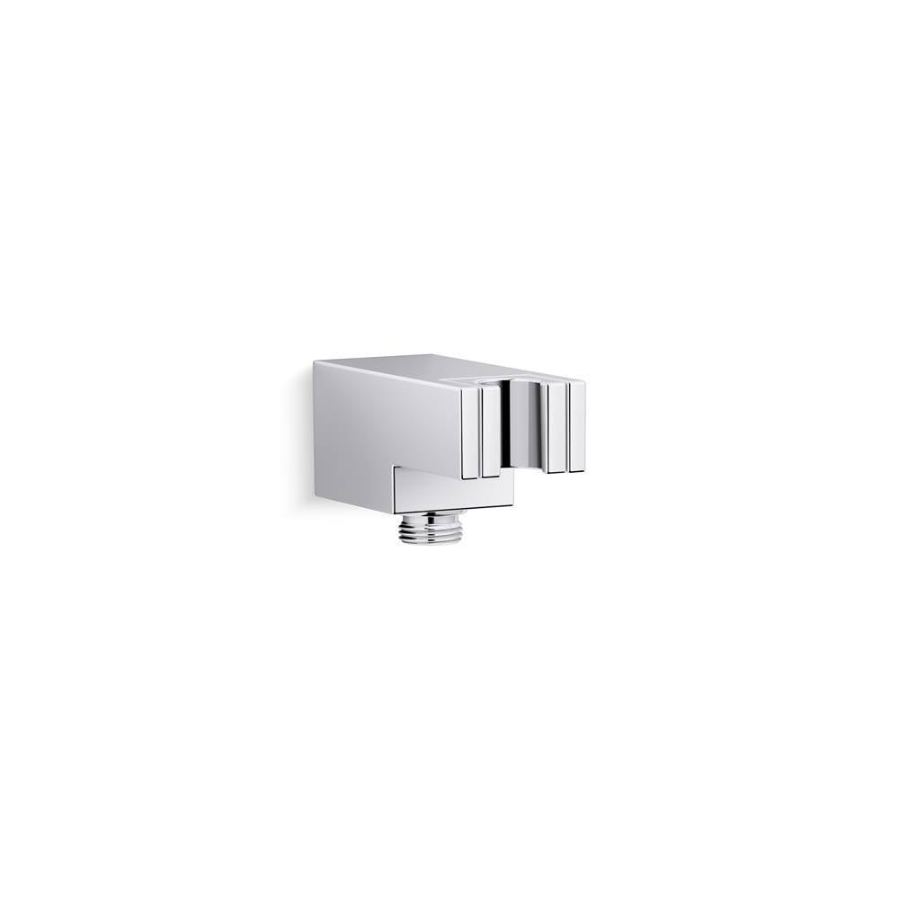 Kohler - Statement Wall-mount handshower holder with supply elbow and check valve - Vibrant Titanium