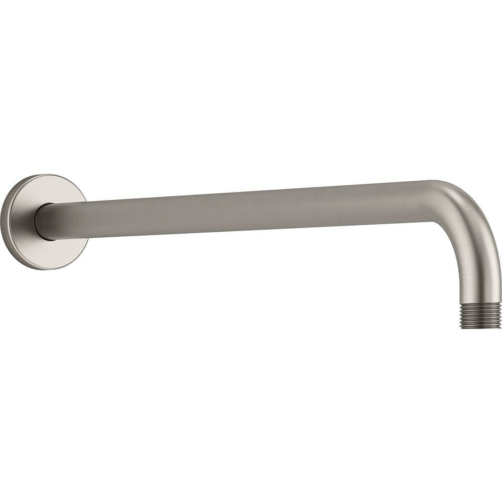 Kohler - Statement 19'' wall-mount single-function rainhead arm and flange - Vibrant Brushed Nickel