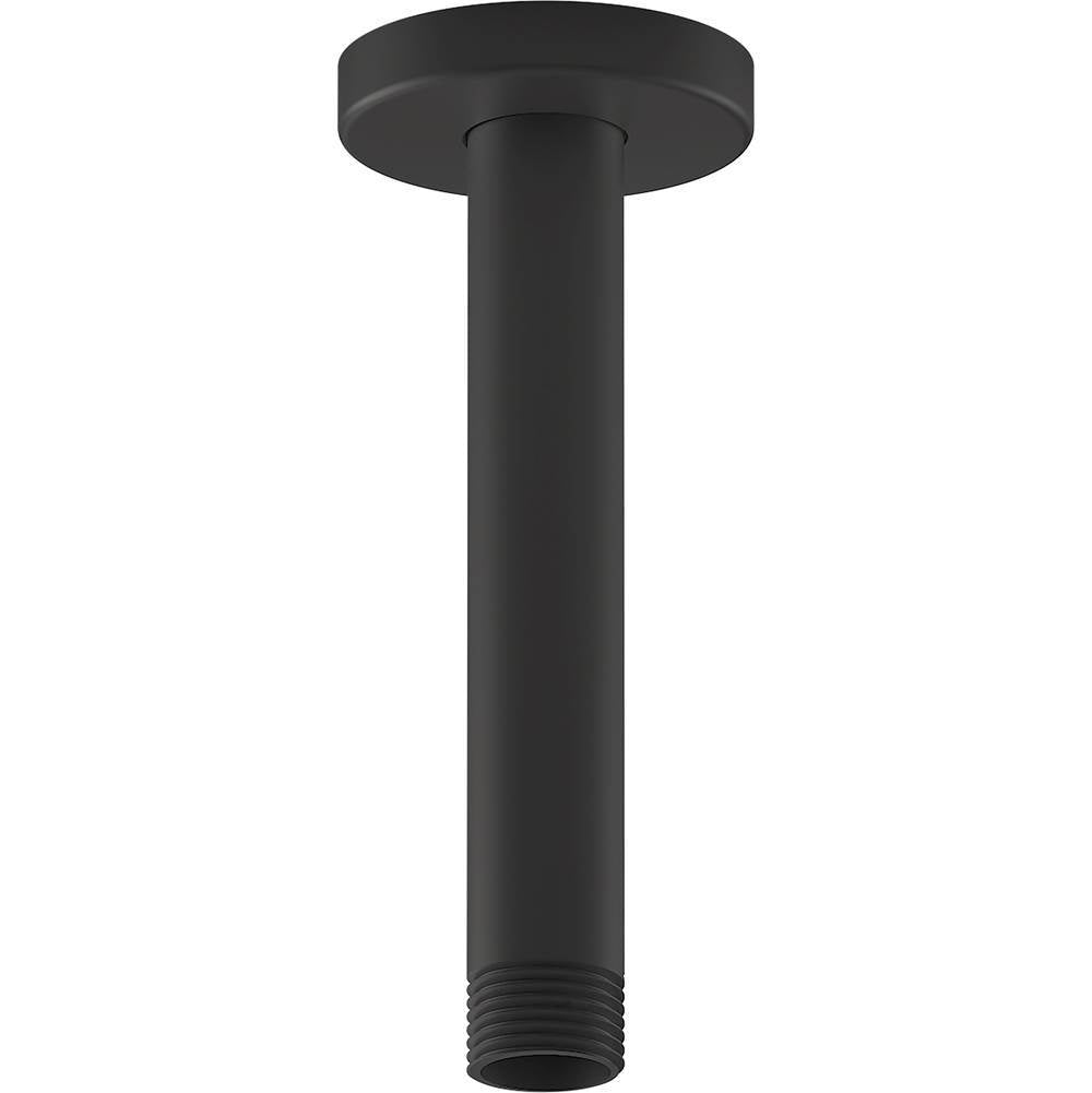Kohler - Statement 6'' ceiling-mount single-function rainhead arm and flange - Matte Black