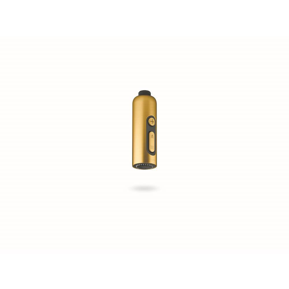 Kohler - Statement Iconic wand two-function handshower, 2.5 gpm - Vibrant Brushed Moderne Brass