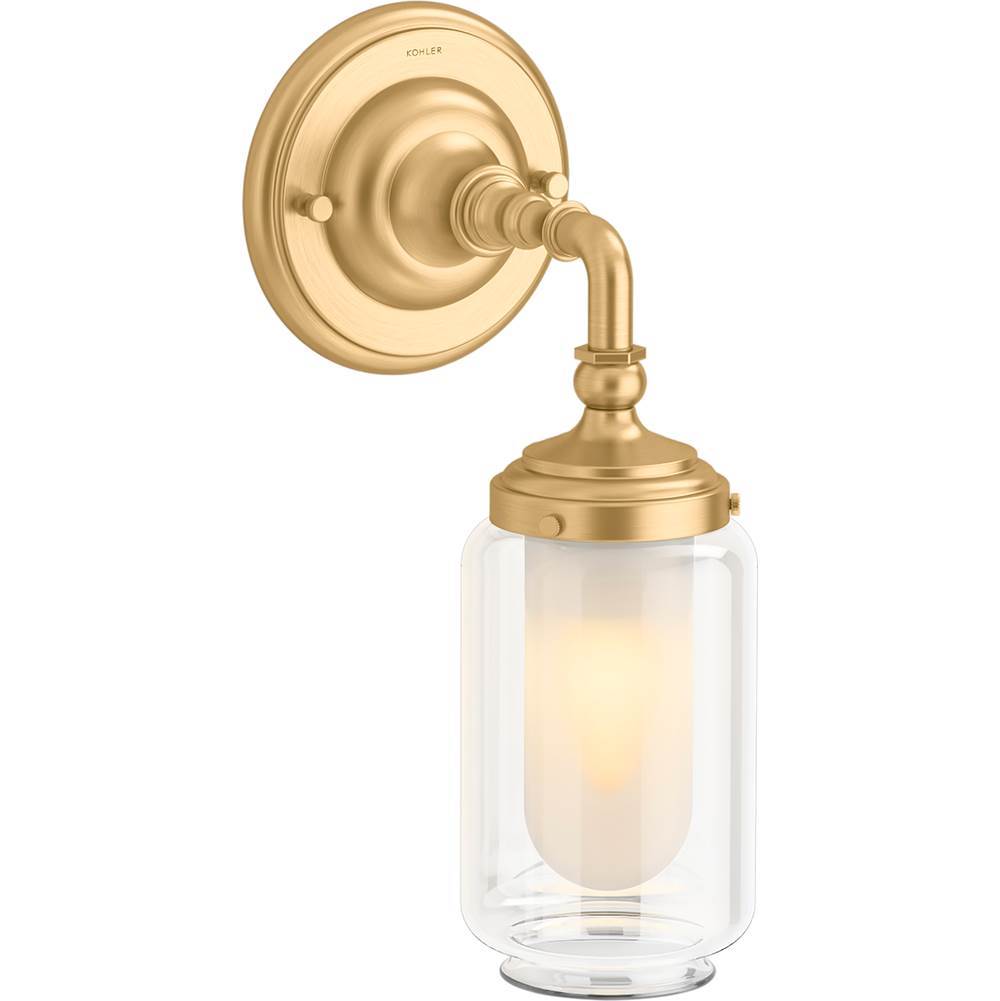 Kohler - Artifacts One-light sconce - Brushed Moderne Brass