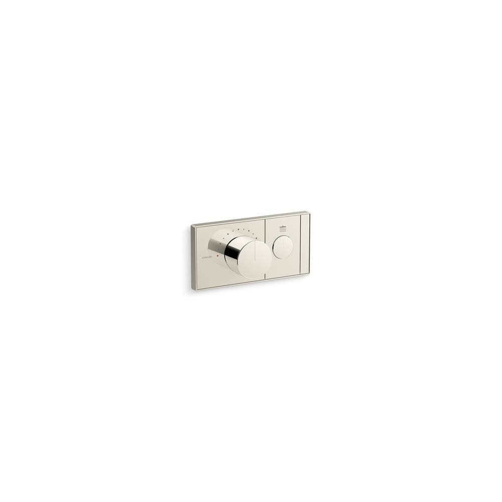 Kohler - Anthem One-outlet recessed mechanical thermostatic valve control - Vibrant Polished Nickel