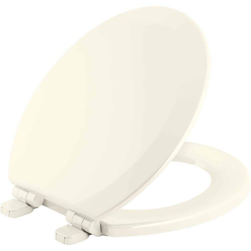 Kohler - TrikoE Quiet-CloseE round-front toilet seat - Biscuit