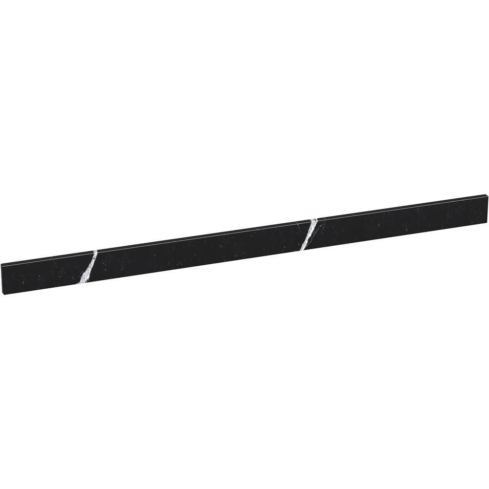 Kohler - Silestone quartz 61'' backsplash - Eternal Marquina