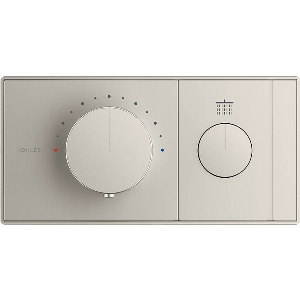 Anthem One-outlet recessed mechanical thermostatic valve control