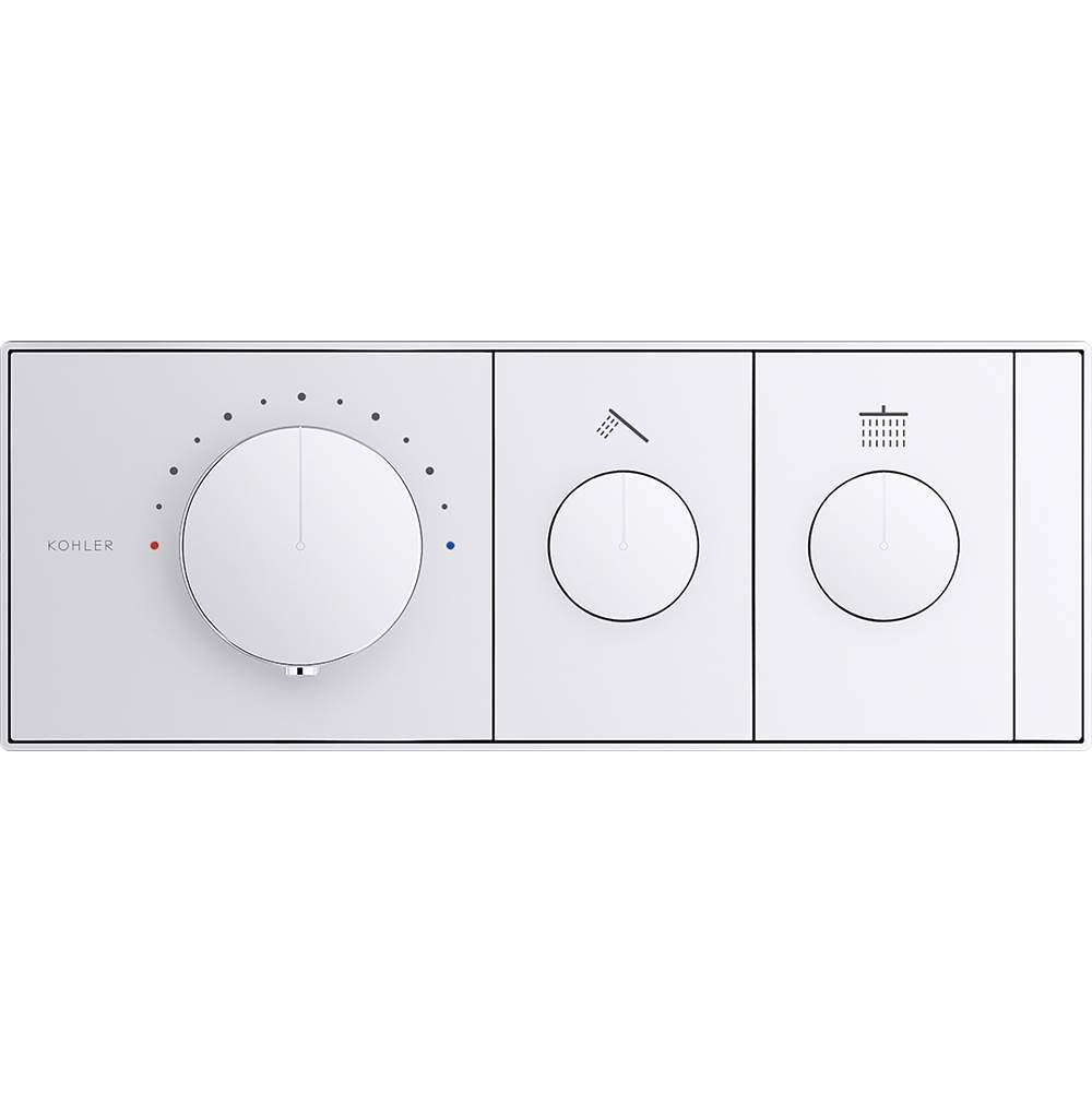 Anthem Two-outlet recessed mechanical thermostatic valve control