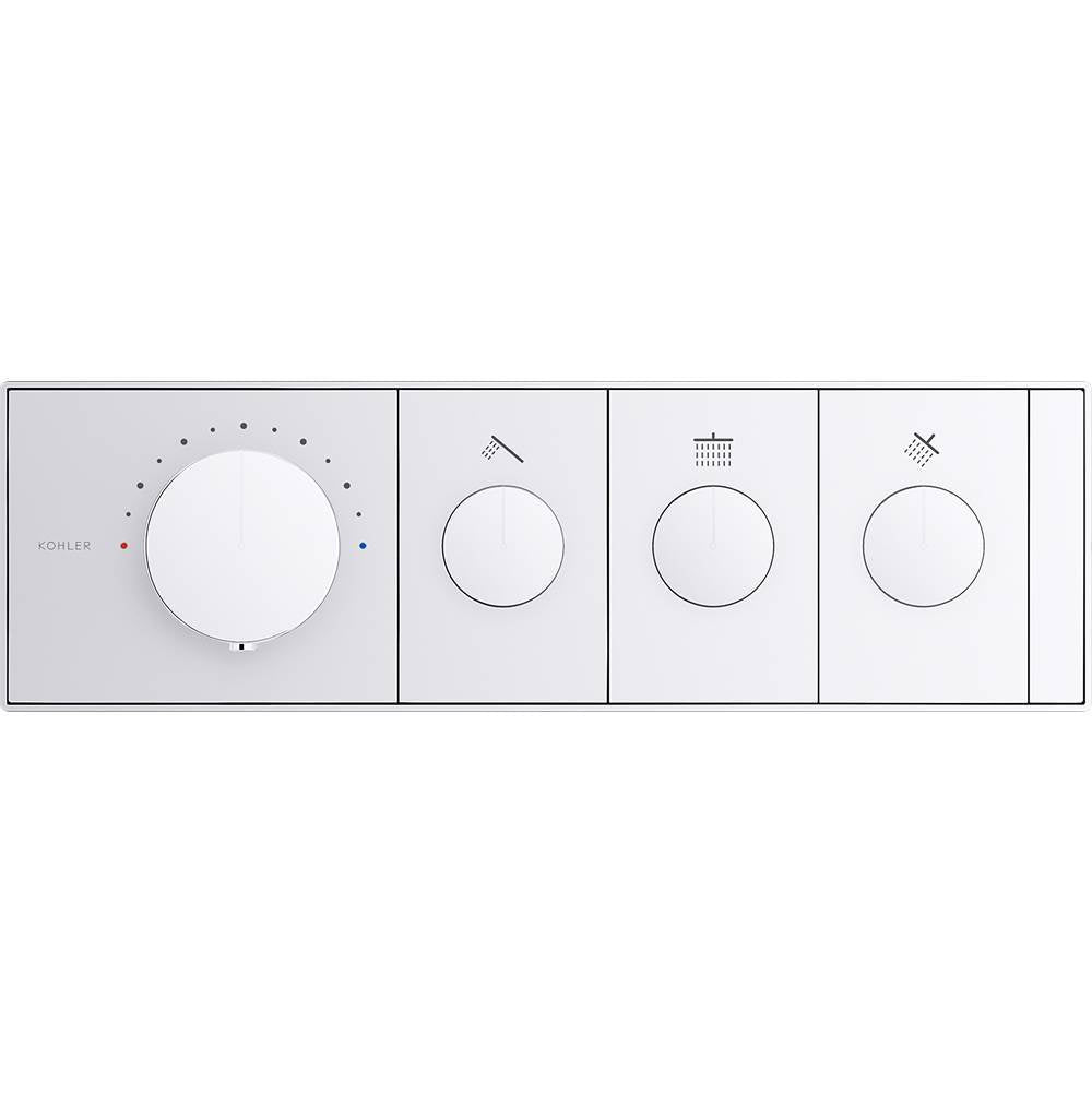Anthem Three-outlet recessed mechanical thermostatic valve control