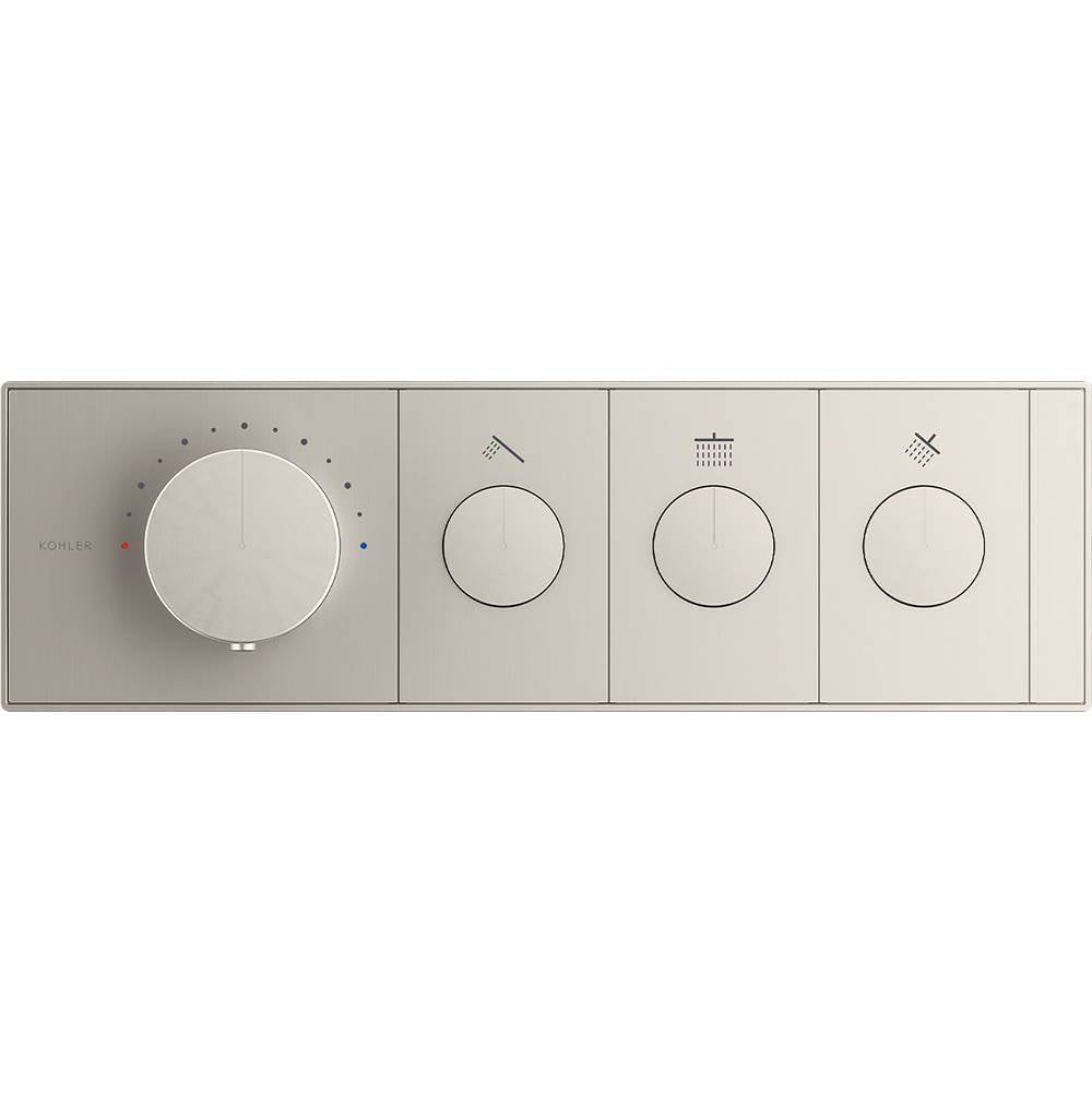 Anthem Three-outlet recessed mechanical thermostatic valve control