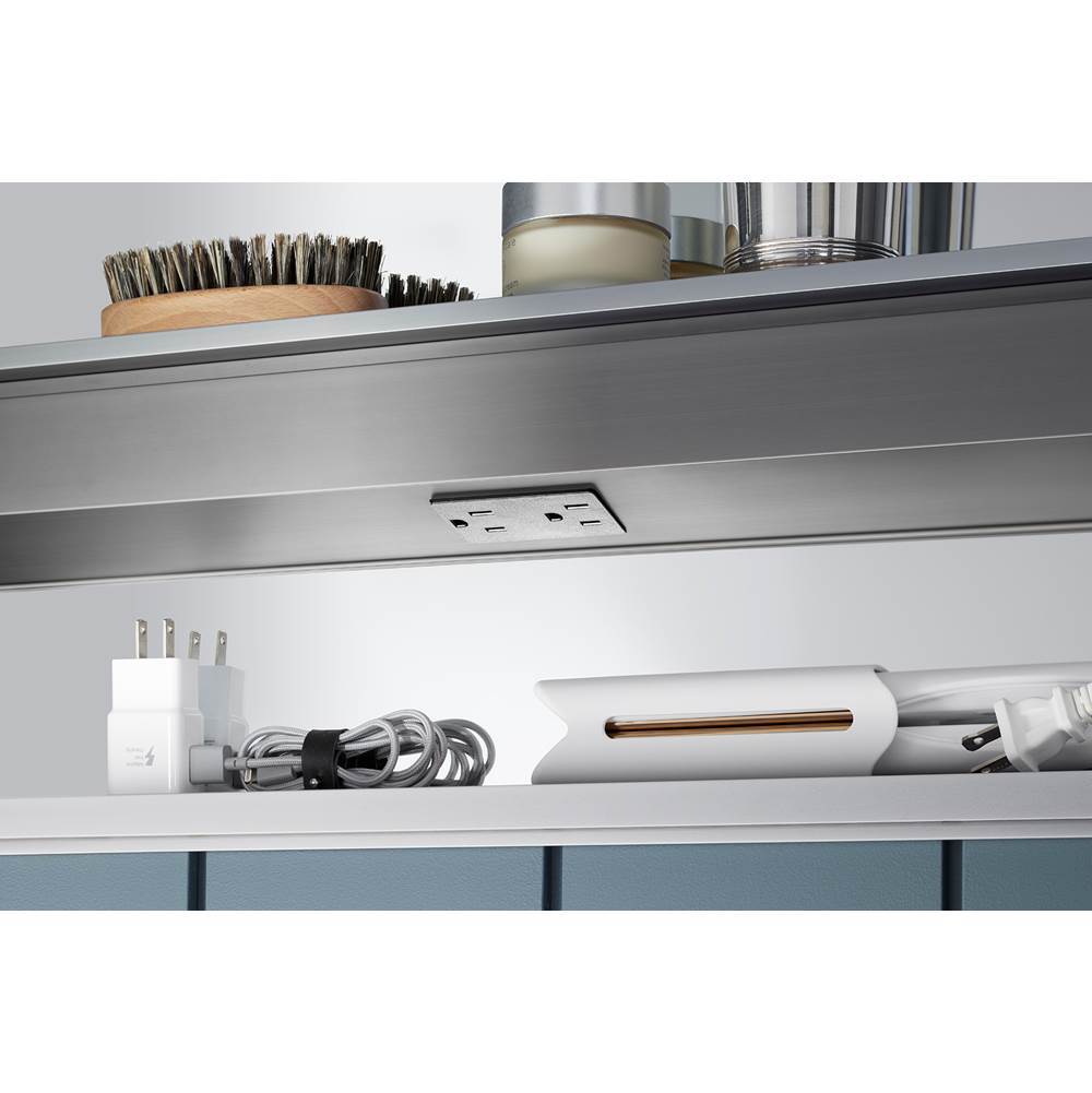 Maxstow 17'' x 40'' lighted medicine cabinet
