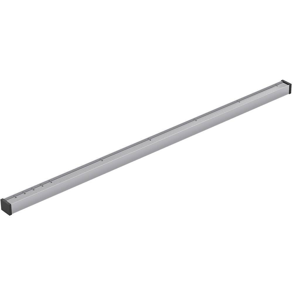 Kohler - 1-1/4'' x 36'' linear drain grate with tile-in panel - Bright Silver