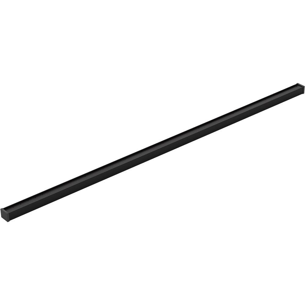Kohler - 1-1/4'' x 48'' linear drain grate with tile-in panel - Matte Black