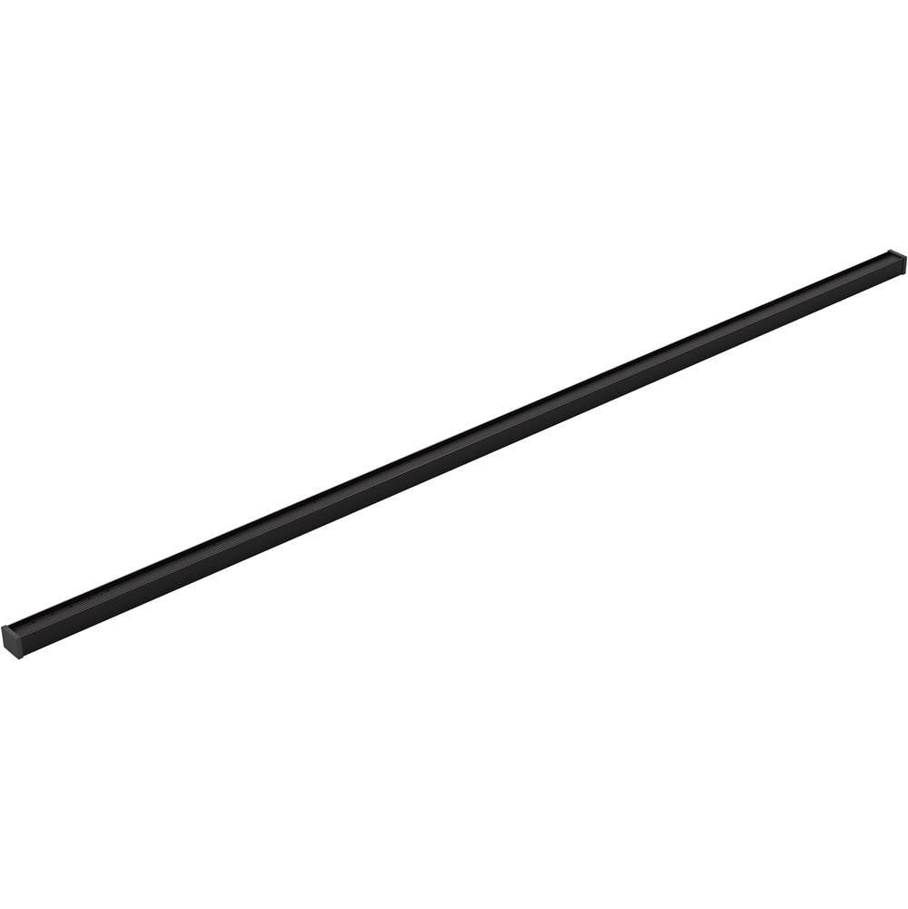 Kohler - 1-1/4'' x 60'' linear drain grate with tile-in panel - Matte Black