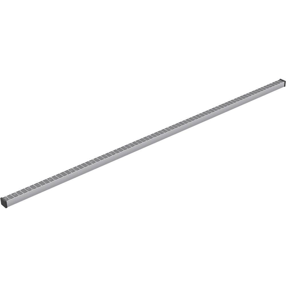 Kohler - 1-1/4'' x 60'' linear drain grate with lattice pattern - Bright Silver