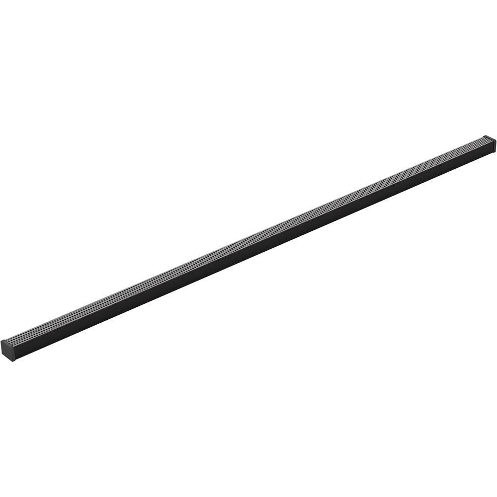 Kohler - 1-1/4'' x 48'' linear drain grate with perforated pattern - Matte Black