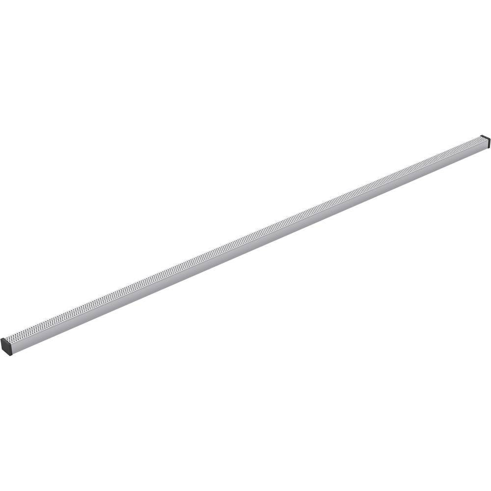 Kohler - 1-1/4'' x 60'' linear drain grate with perforated pattern - Bright Silver