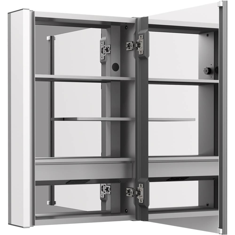 Maxstow 17'' x 24'' lighted medicine cabinet